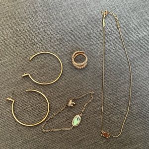 Kendra Scott Rose Gold Set